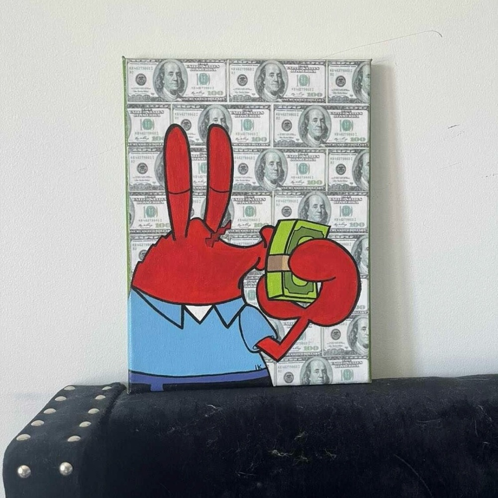 Mr. Krabs Painting